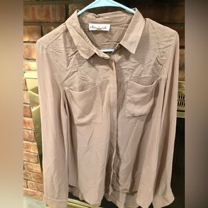 Olive and oak blouse